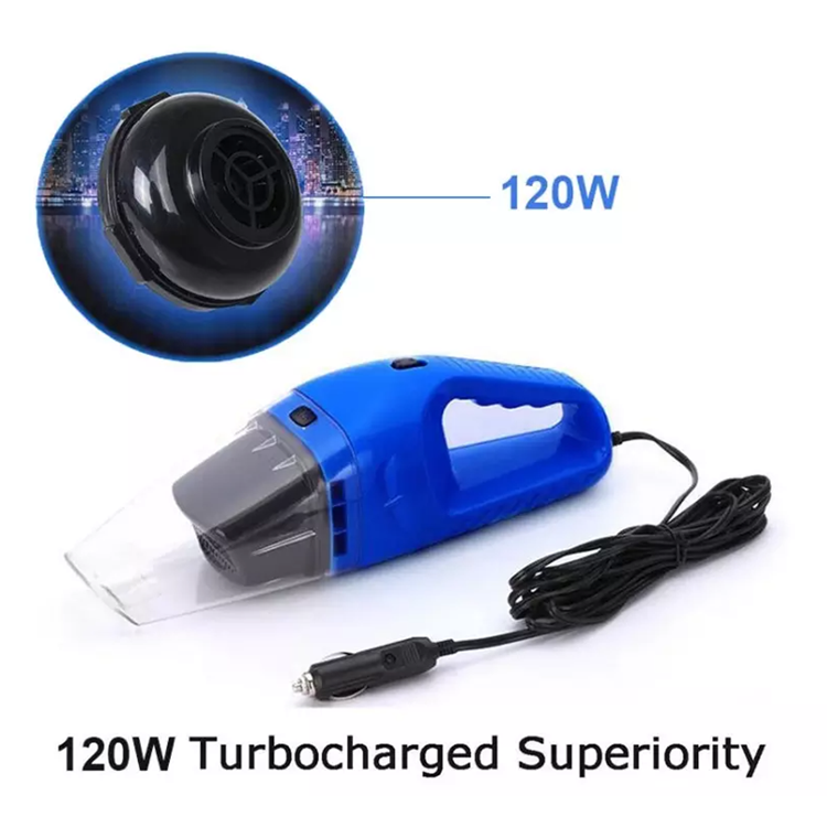 Portable 120W 12V Car Vacuum Cleaner wet and dry cleaner for car