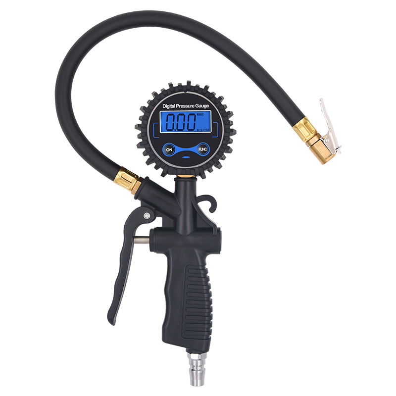 Inflatable car LED  smart digital display electronic data custom tire pressure gauge