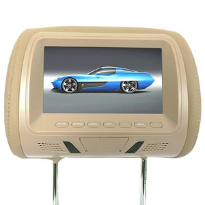 Universal HD 7 Inch Digital Display HD Car Headrest DVD Player with Remote Control