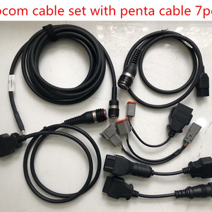 VOL-VO Vocom whole Set Cable 88890304 88890305 88890306 with Penta Cable used for Vocom 88890300 88894000 Excavator Tool