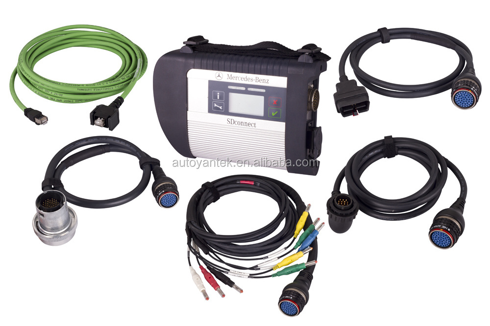 Hot Selling MB Star C4 SD Connect with Latest Software mb sd star c4 Diagnosis Multiplexer tool with high quality