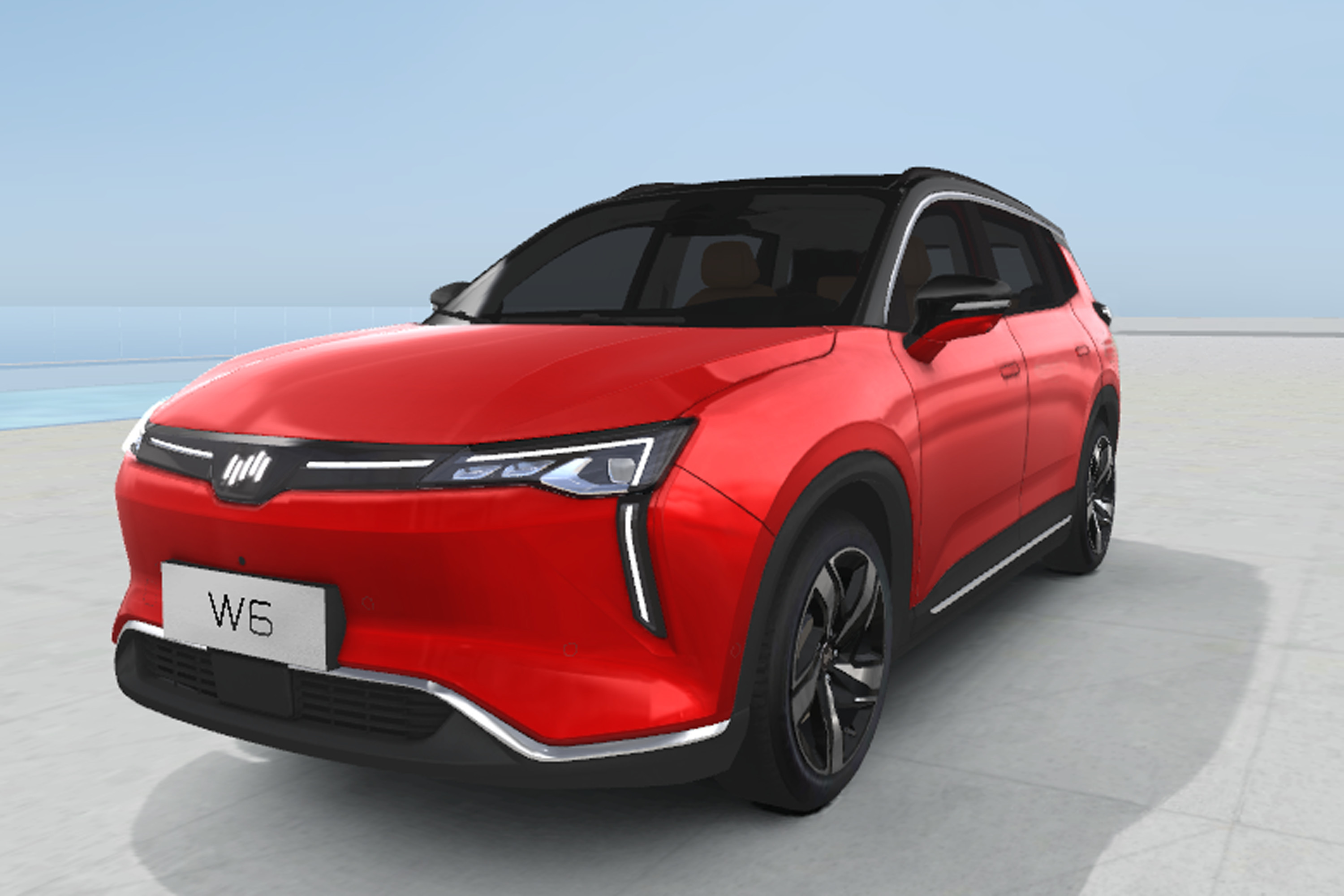 Made in China WM W6 electric suv 520 km new energy vehicle 4 wheels cars high speed automobile engine motors for sale