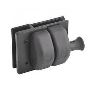 Glass to Glass Black Latch for Swimming Pool Fence