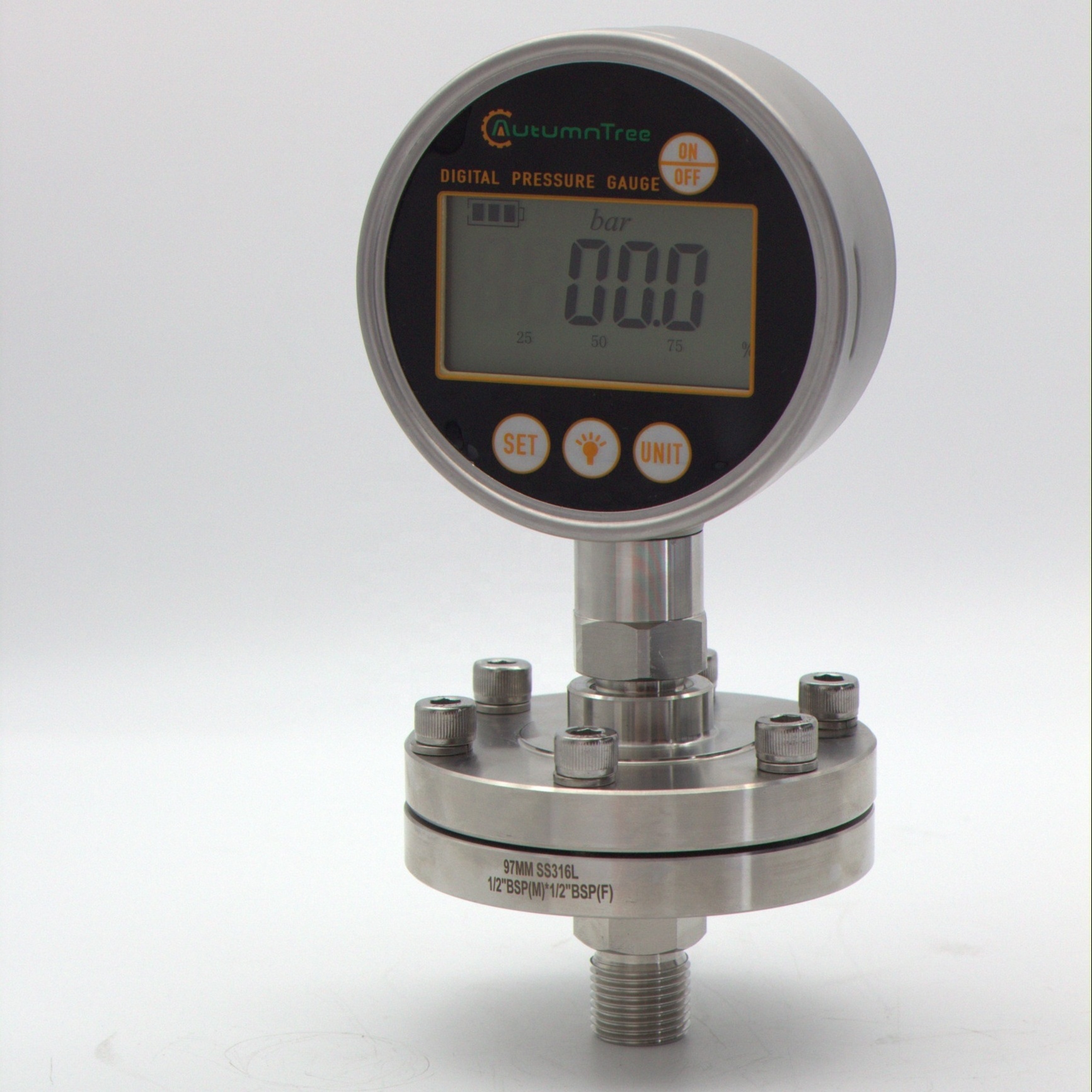 Stainless Steel Electronic Digital High Pressure Manometer China