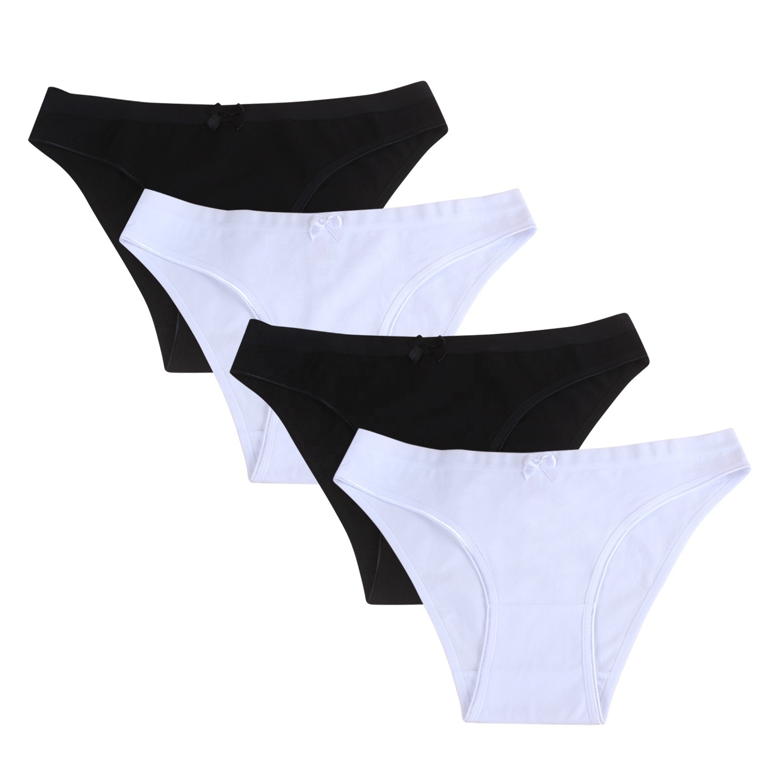 Competitive Price Low-rise Cotton Stretch Bikini Breathable Women's Cotton Panties Ladies Underwear Panties