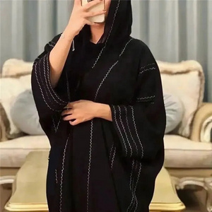 Oti Textile Elgent Muslim Women Dubai Muslimah Niqab Embroidery Khimar Burqa Middle East Jubah Dresses Abaya With Hijab