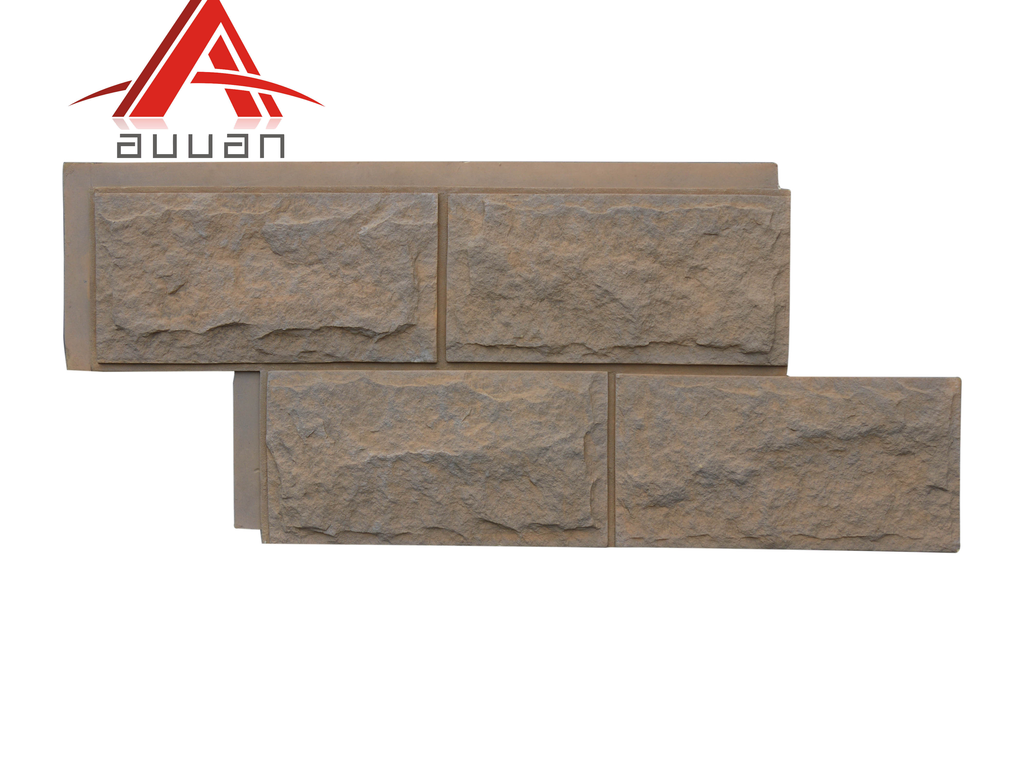 Polyurethane faux panels decorative stone wall panel PU faux plastic stone wall panels