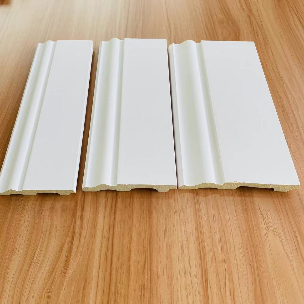 Interior Decoration Polyurethane Skirting Board And Pvc Baseboard Moulding For Sale