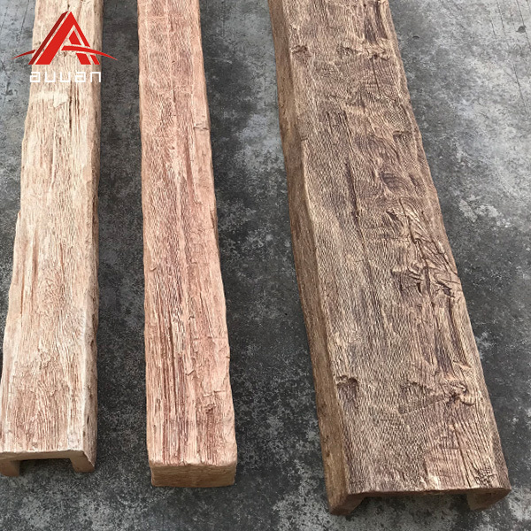 Wholesale Imitation Wood Beam High Quality PU Foam Faux Wood Beam For Sale