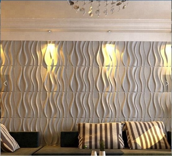 Home Decor Wall Wave Texture 3D Modern Wall Panel For Sale