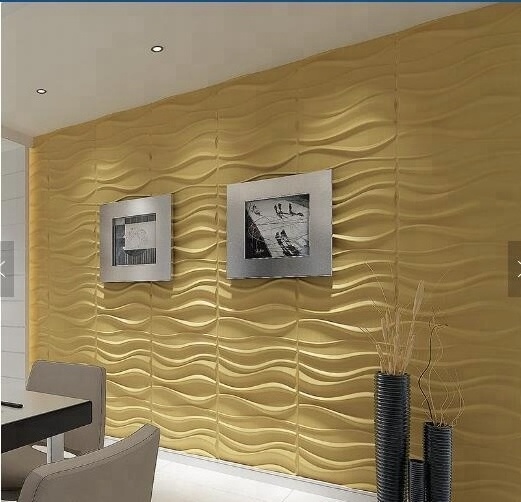 Home Decor Wall Wave Texture 3D Modern Wall Panel For Sale