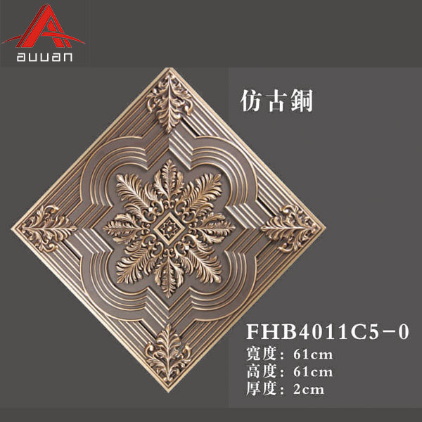 Luxury Foam PU Material Ceiling Tiles for Decorative Wedding Room