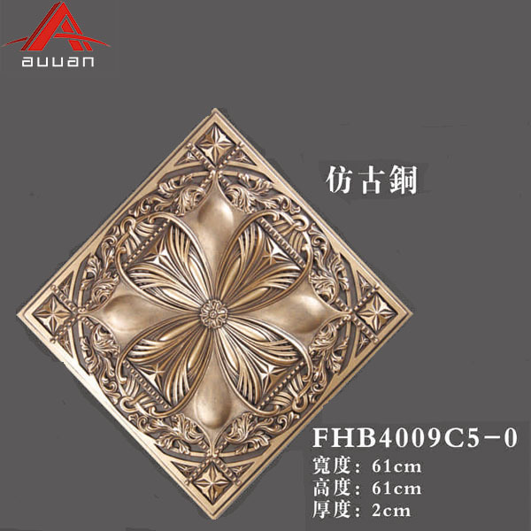 Luxury Foam PU Material Ceiling Tiles for Decorative Wedding Room