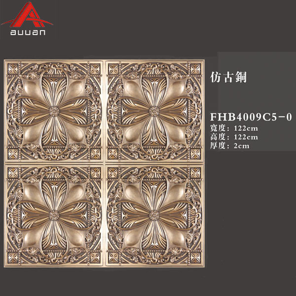 Luxury Foam PU Material Ceiling Tiles for Decorative Wedding Room