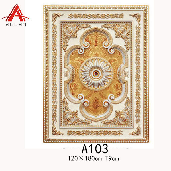 Gorgeous PS artistic ceiling tile medallion materials ceiling spot light used for false ceiling