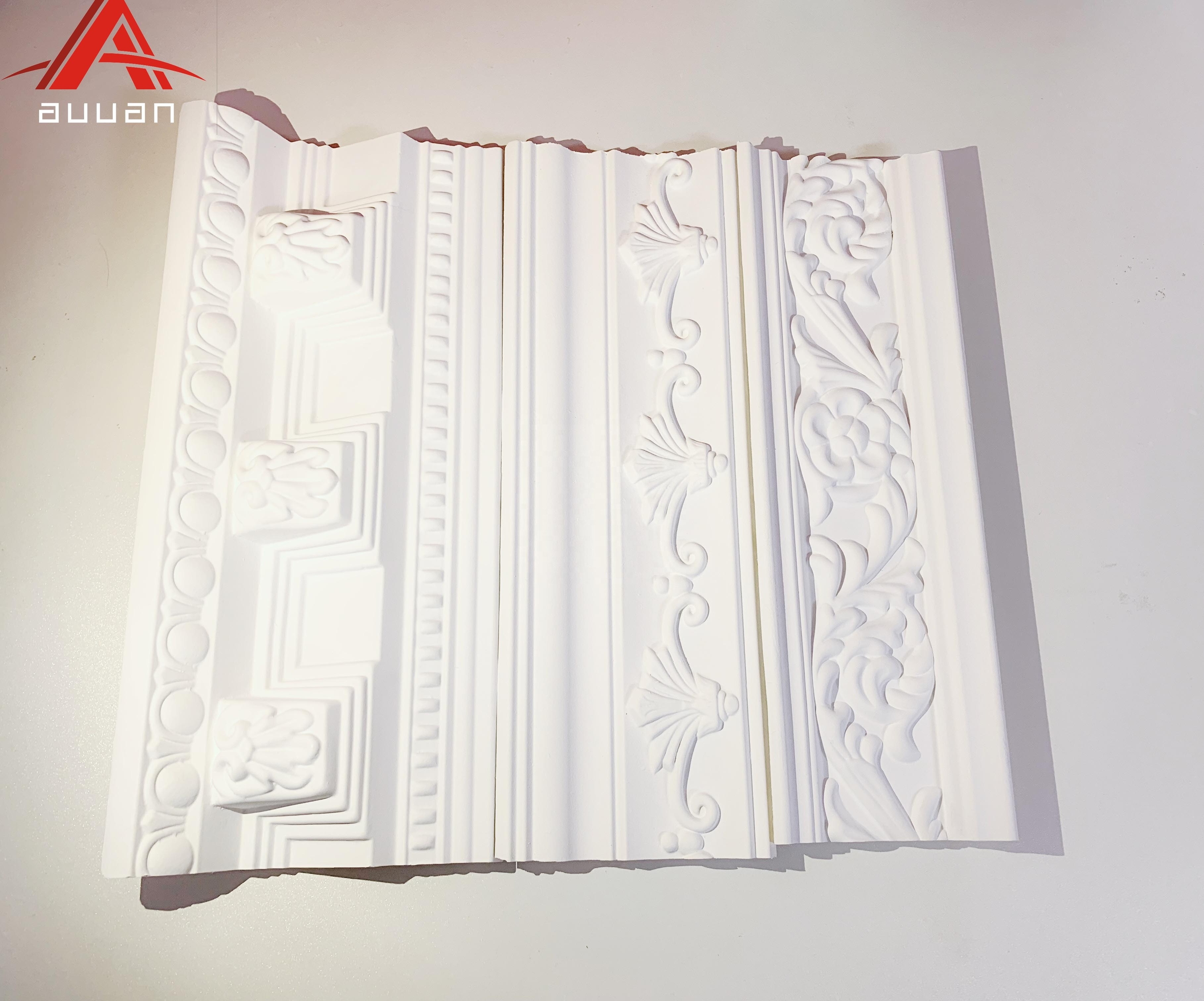 Villa Luxury Pu Wall Ceiling Decoration Cornice exterior foam cornice high quality