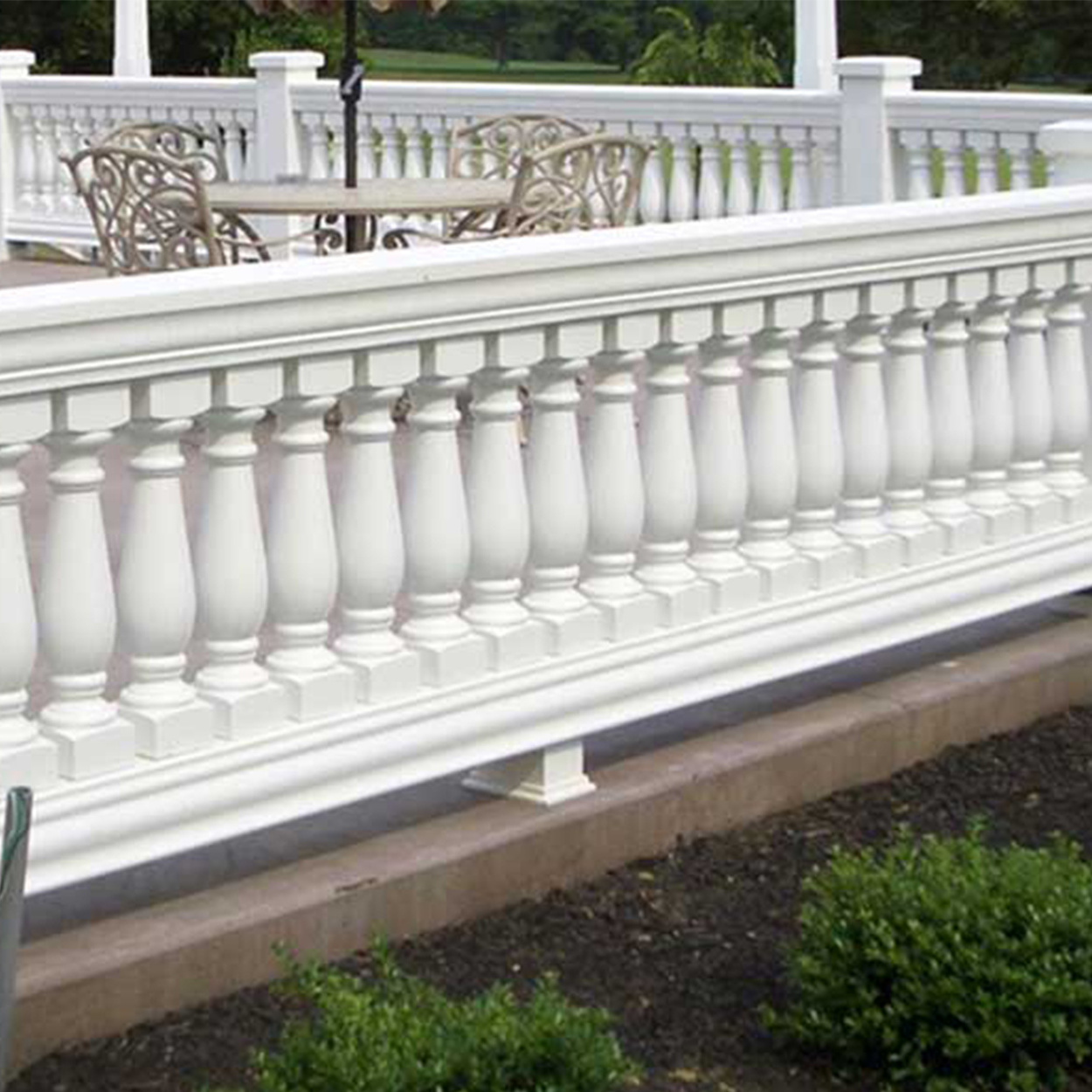 2023 PU Polyurethane Railing baluster molds plastic balcony concrete baluster mold