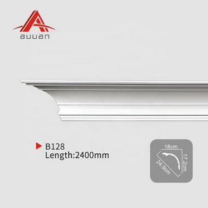 Auuan Wholesale Manufacturer Window Cornice Molding Ceiling Coving Frame Decoration for House Interior Trim