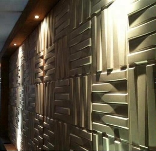 Restaurant decoration 3d building material wall panels