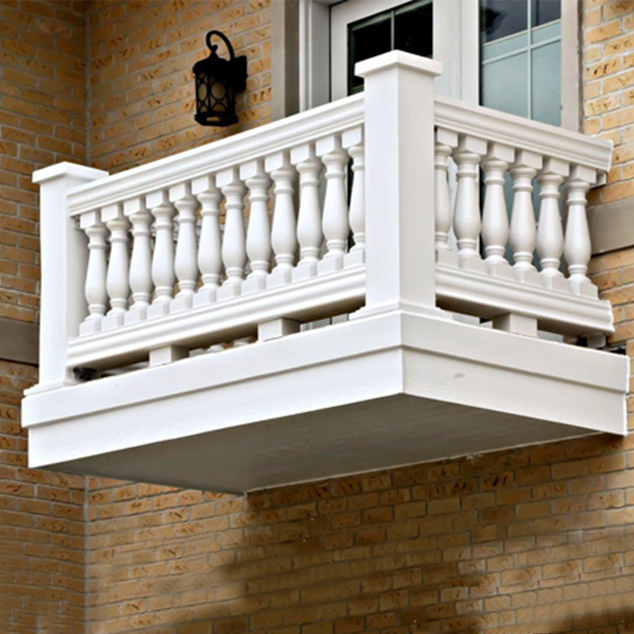 2022 High Density building and decoration material PU Polyurethane plastic balustrades and handrails