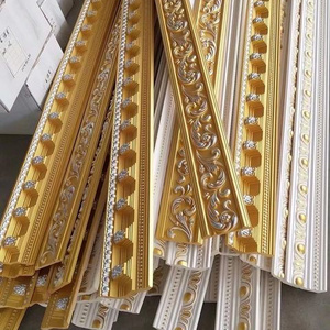 High Quality Polyurethane Foam Crown Cornice Molding For Ceiling Decor