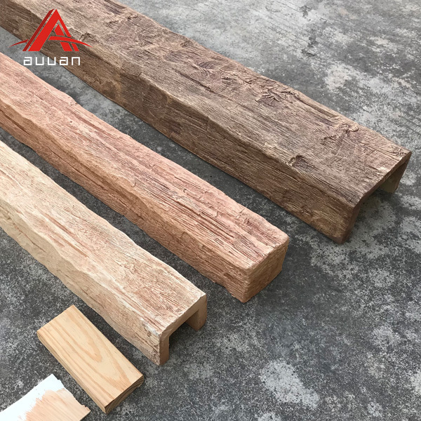 Wholesale Imitation Wood Beam High Quality PU Foam Faux Wood Beam For Sale