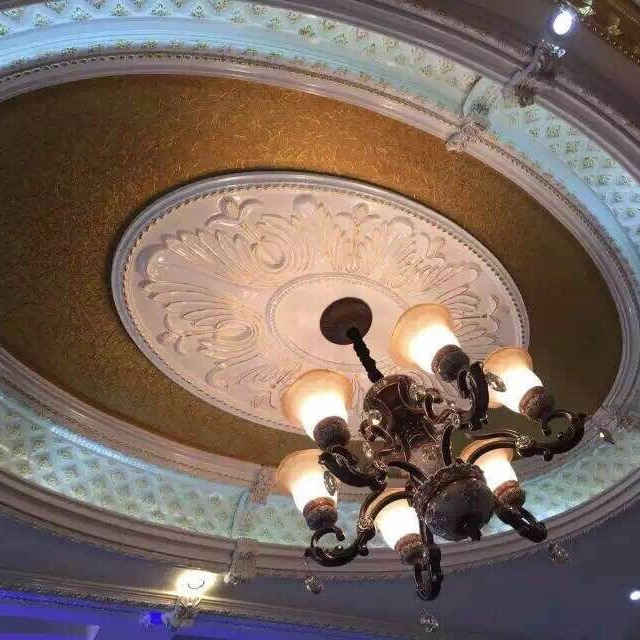 83312  Nigeria Pop Ceiling Design Ceiling Decoration Luxury Ceiling Medallion for Hall