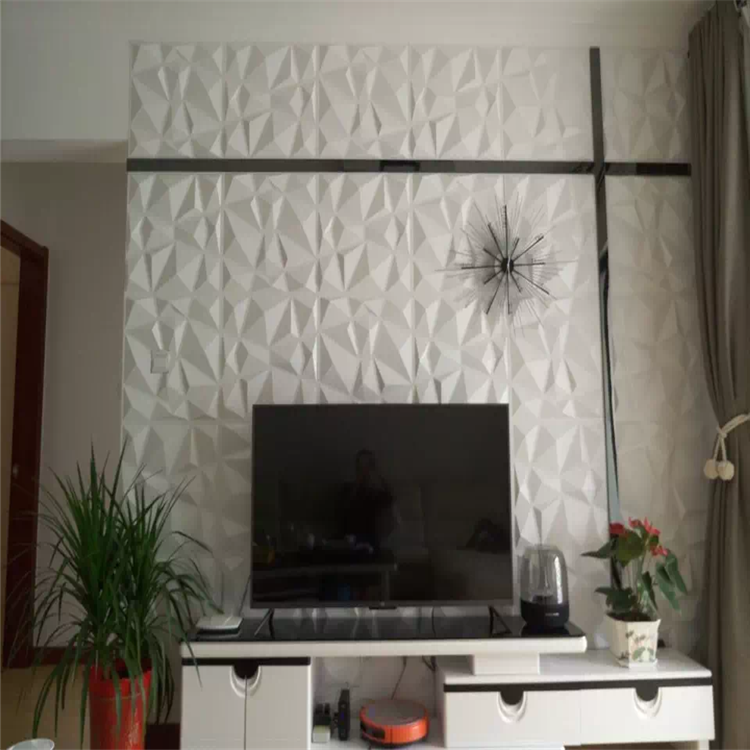 Waterproof Paintable 3D PVC Wall Panels wall art finishings originale DIY wallpaper wall panel 3d for interior