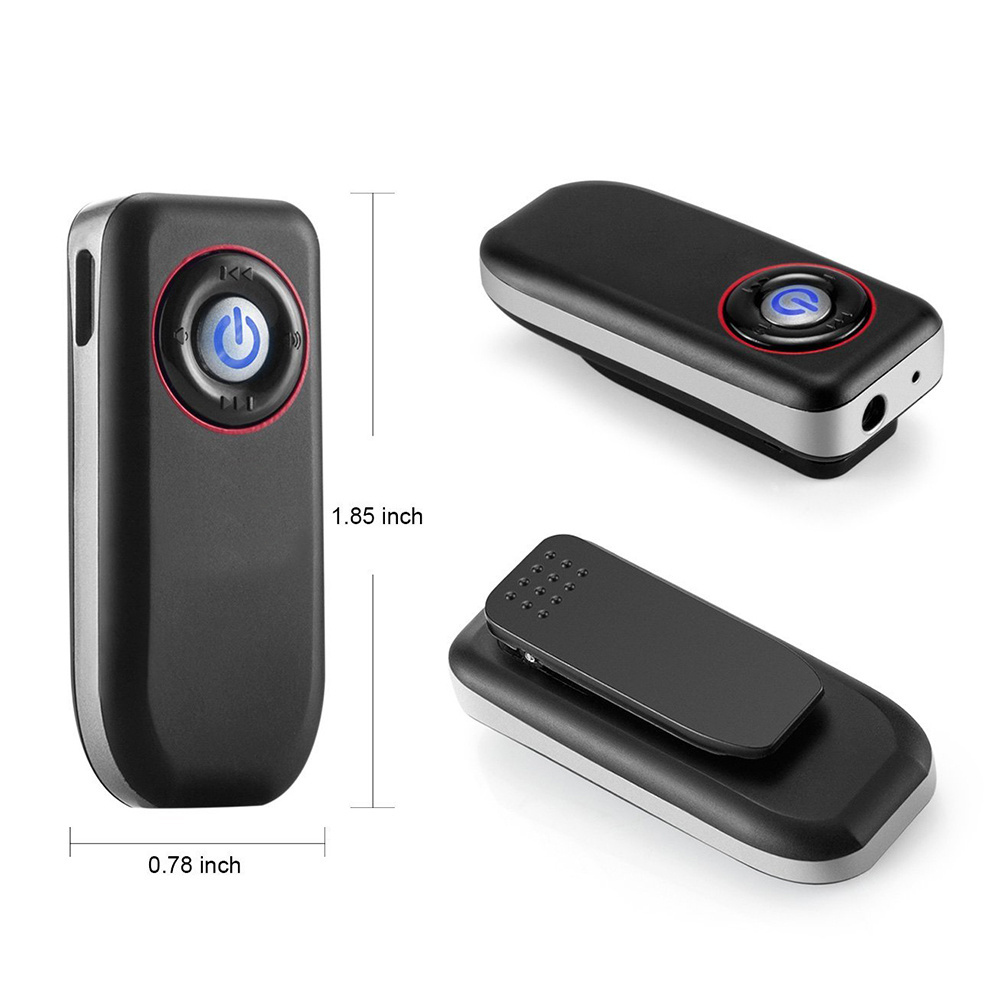 Bluetooth Car Kit AUX Bluetooth Audio Adapter 3.5mm Car Bluetooth Receiver for Music Streaming & Handsfree Calling