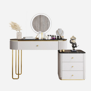 Modern schminke tisch Makeup Table With Mirror Bedroom Storage Make Up Dressing Table With Drawer