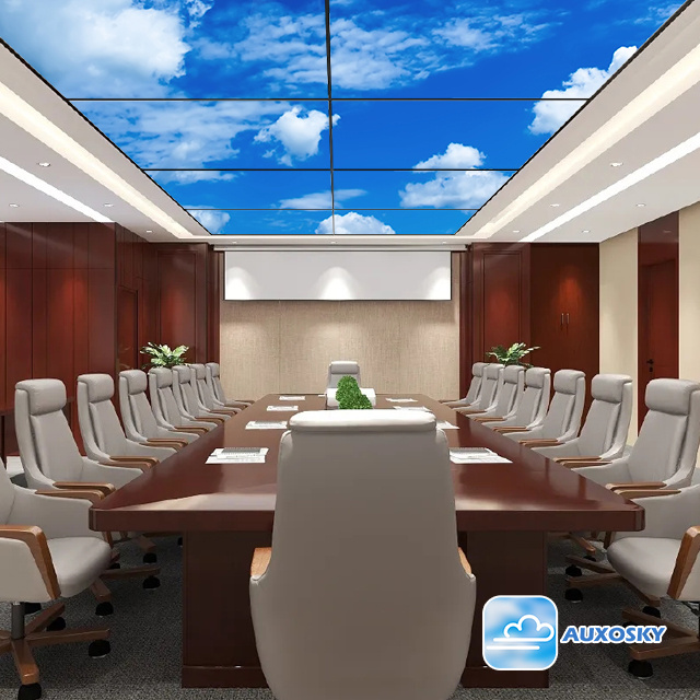 AUXOSKY blue sky ceiling panel light Square Slim blue sky led ceil panel Indoor skylight LED lights panel led 60x60