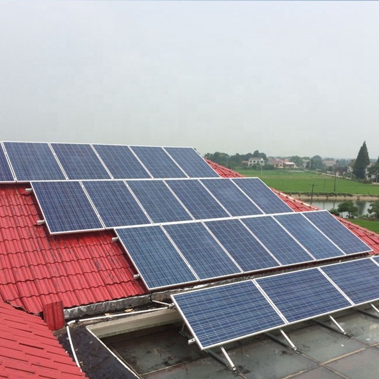 Photovoltaic System Aluminium Alloy Ballast Racking Flat Roof Solar System Landscape Solar Panel Bracket Mounting Kit