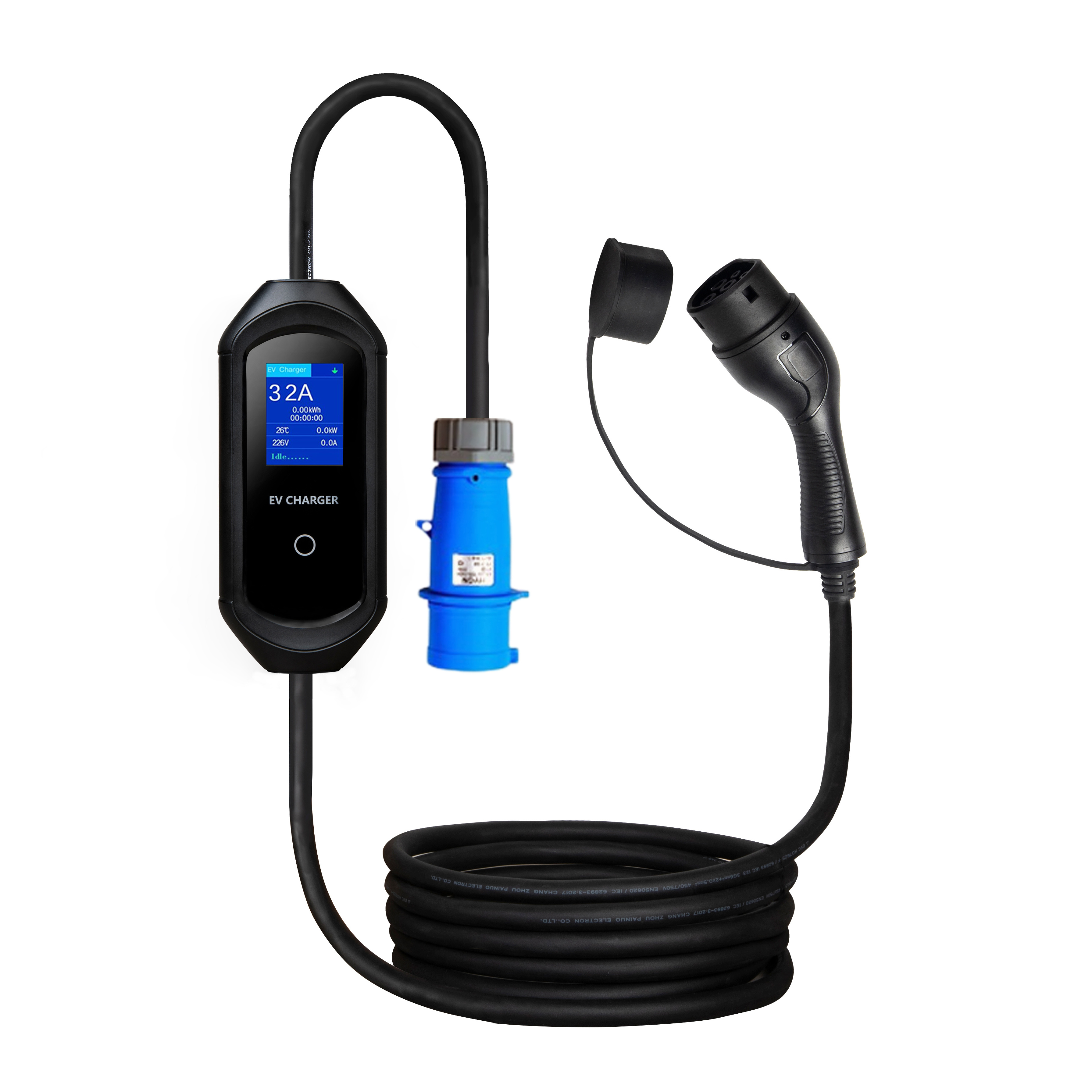 16a 32a Portable Level 2 Ev Charging Point the Cheapest 3.5kw Ev Charging Station for Tesla