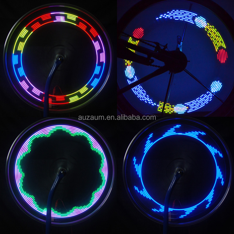 14LED bicycle Wheel Flash Light Double-Side Display Bicycle Wheel LED Light