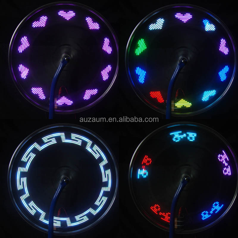 14LED bicycle Wheel Flash Light Double-Side Display Bicycle Wheel LED Light