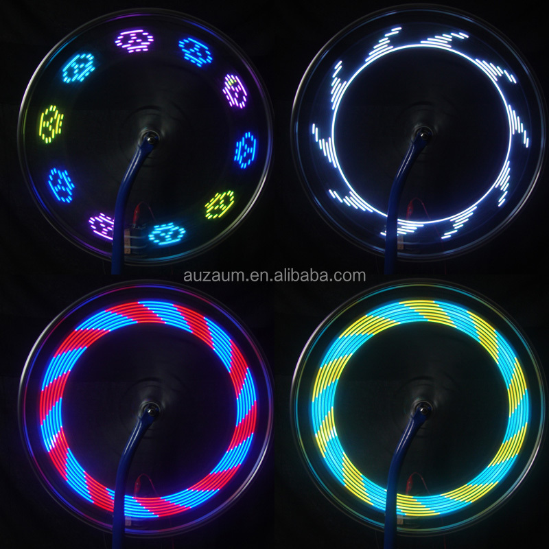 14LED bicycle Wheel Flash Light Double-Side Display Bicycle Wheel LED Light