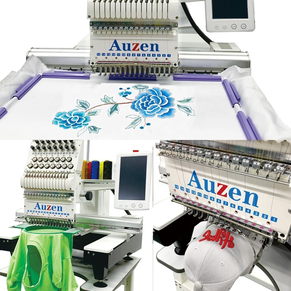 Professional service long warranty embroidery machine with reasonable price 15 needle high advanced embroidery machine