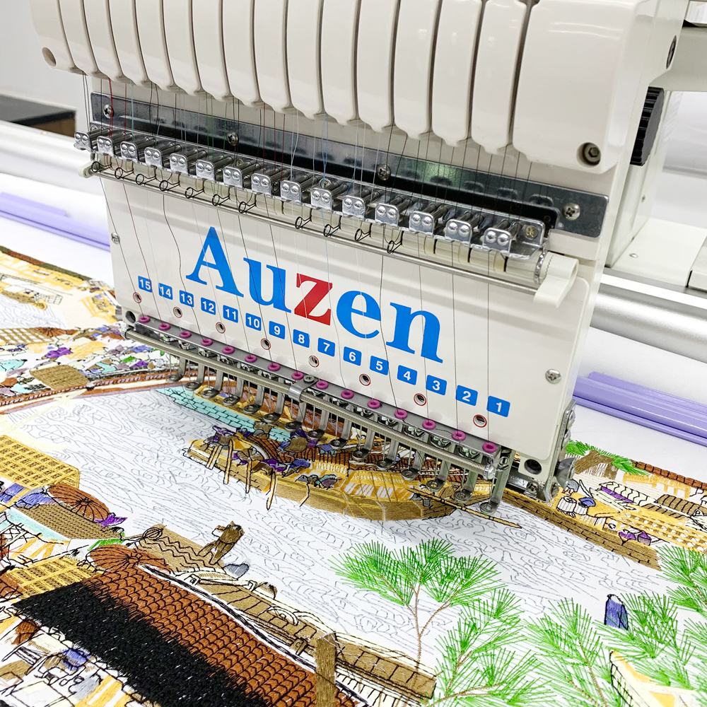 cheap brother 1 Head embroidery machine monogram machine prices for ca p/t-shirt/flat embroidery