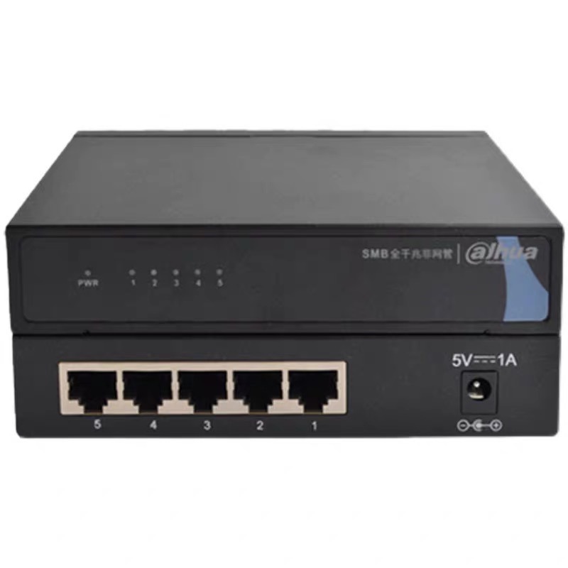 DAHUA HIK original  24 Port Gigabit Smart Switch poe switch LR2110-8ET-120 8-Port ePoE Switch 10/100/1000 Mbps support Hi-Poe