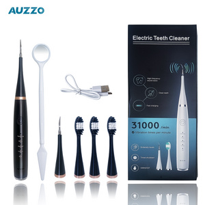 AUZZO Ultrasonic Tooth Cleaner Electric Toothbrush Tooth Whitening Kit Calculus Remover Tooth Cleaner For Home Use