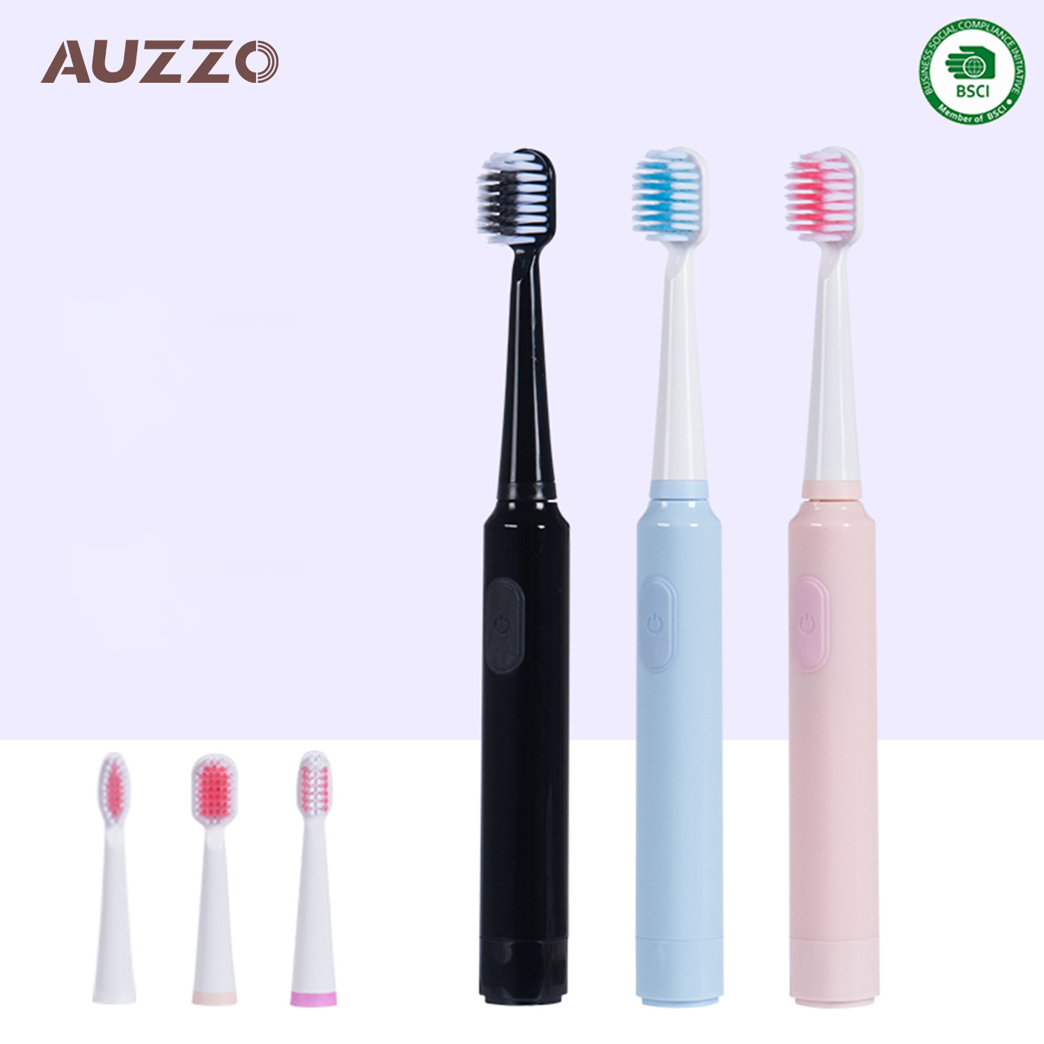 Oem Eu Black Slim Cleaning Ultrasonic Toothbrush Mini Thin Electric Sonic Toothbrush