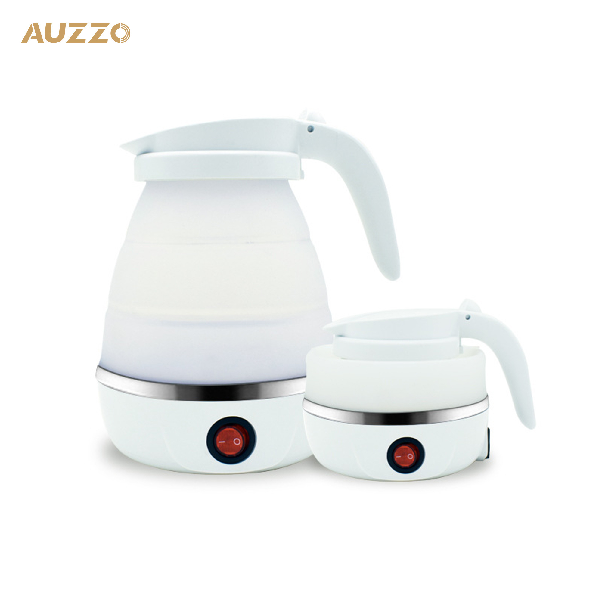 New Design Small Mini Foldable Timer Silicon Electric Kettle For Travel Travellers