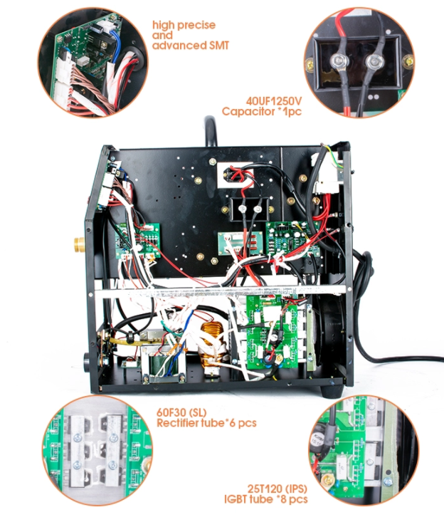 professional inverter aluminum 3 in 1 mig welders soldadura mig AMG mma 250amp igbt inverter co2 mig welding machine