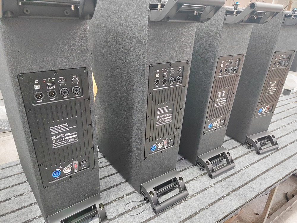 Ava Speaker box sound system outdoor music double 8 line array speaker design audio system sound 12 positive line array speakers