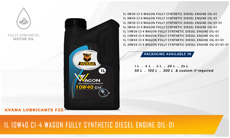 Manufacturer Fully Synthetic 4L 0W30 CI-4 Fully Synthetic Diesel Engine Oils-01 Engine Lubricant Oil Vehicle Motor Oil