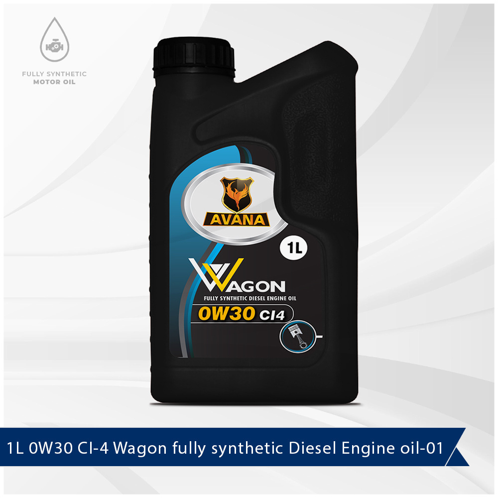 Diesel Engine Oil 1L 0W30 CI-4 Wagon fully synthetic High Performance Total Protection Gulf Product