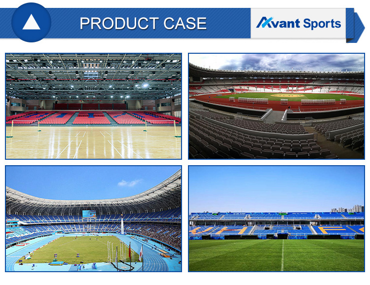 Avant spectator indoor grandstand stadium metal chairs sports audience tribune  retractable bleacher soft seating