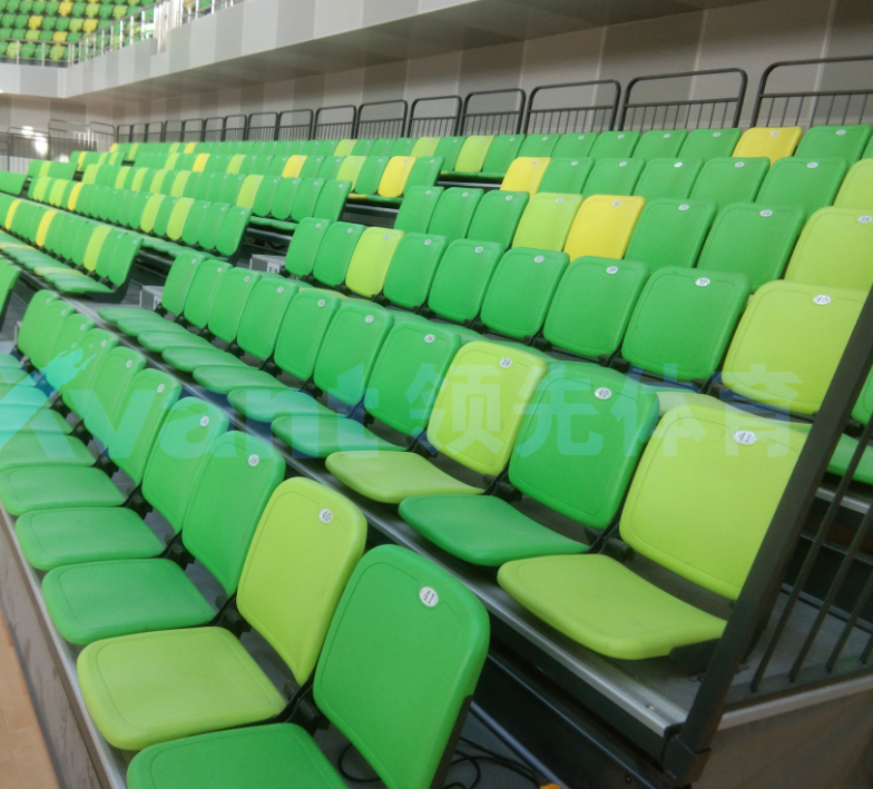 Avant Retractable Bleachers Indoor Telescopic Stadium Seating Auditorium Theater Seats Folding Stadium Chairs With Back Support