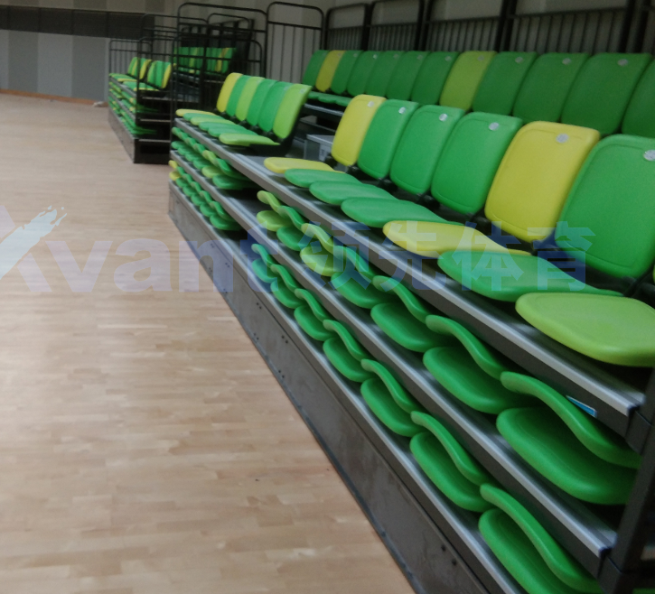 Avant Retractable Bleachers Indoor Telescopic Stadium Seating Auditorium Theater Seats Folding Stadium Chairs With Back Support