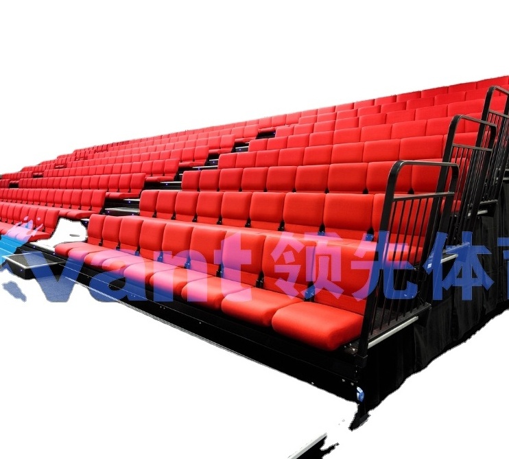 Avant Retractable Bleachers Indoor Telescopic Stadium Seating Auditorium Theater Seats Folding Stadium Chairs With Back Support